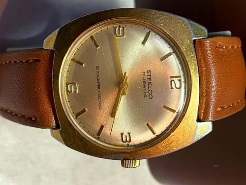 Reloj steelco 17 jewels shock protected precio hotsell