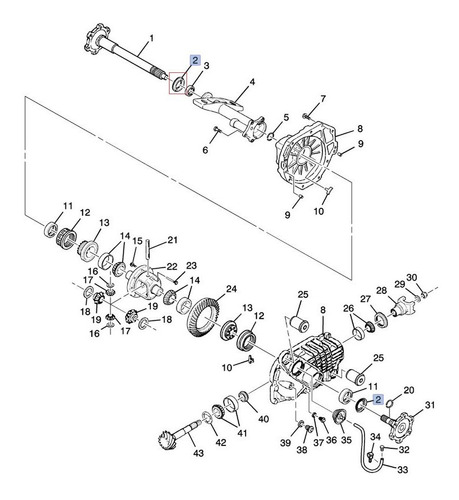 Reten Eje Delantero Flecha Gmc Yukon 5.3l V8 2019