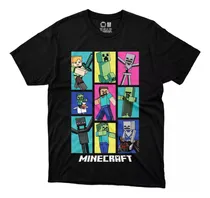 Comprar Polo Minecraft Videojuego Pelicula Bloques Poster Infantil