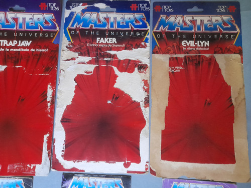 Lote Cartones Y Minicomic He-man Top Toys Original Años 80 (Usado)