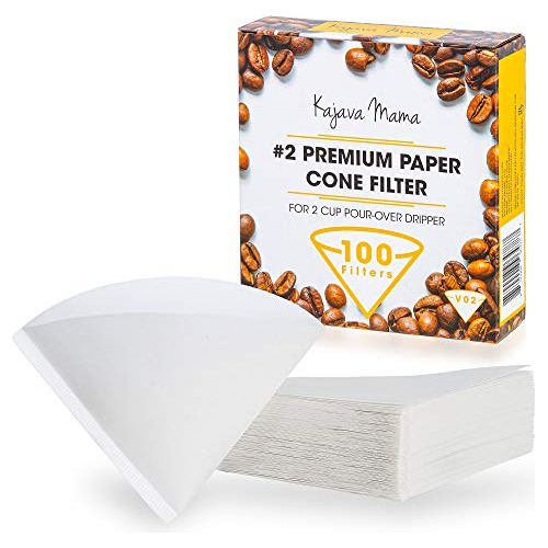 Filtro De Cono De Papel Premium V02 - Conjunto De 100 F...