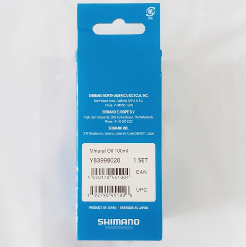 Imagen 3 de 4 de Aceite Para Frenos Hidráulico De Bici Shimano 100ml