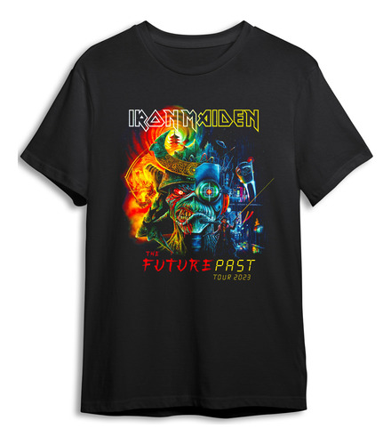 Polera Estampada Iron Maiden Future Past 2023 - Rock - Dtf