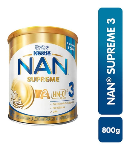 Nan Supreme 3 Fórmula Infantil X 800 Gr