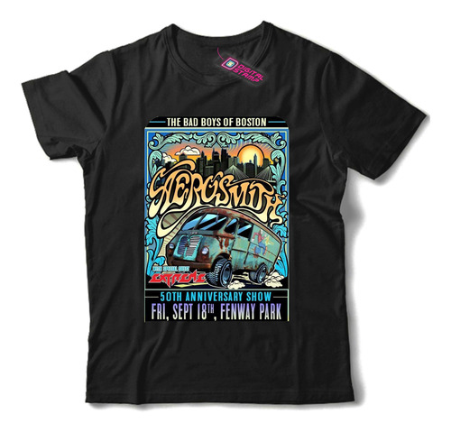 Remera Aerosmith 50 Anniversary Show Bad Boys Mb5 Dtg