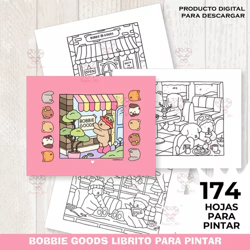 Bobbie Goods Librito imprimible para Colorear Pintar - IMPRIMIKITS