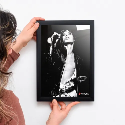 Cuadro Mick Jagger Rolling Stones Lengua Enmarcado 20x30cm