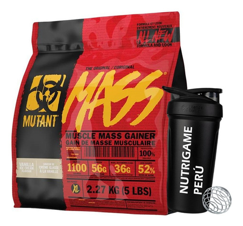 Mutant Mass 5 Lbs Ganador De Peso Americano - Tienda Fisica