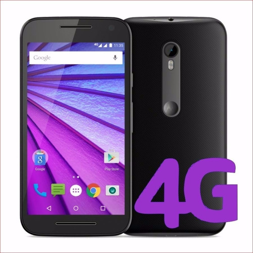 Celular Libre Motorola Moto G3 16g Xt1543 13mpx Negro 4g Lte