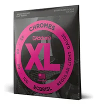 Comprar D'addario Ecb81sl Chromes Cuerdas De Bajo, Luz, 45-100, Esca