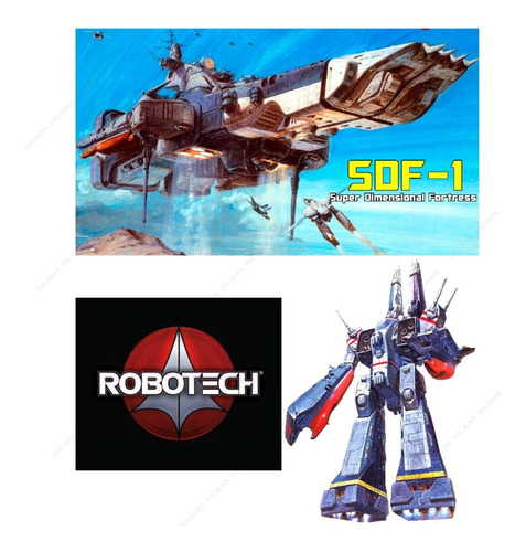 Robotech Sdf -1 Papercraft High Detail