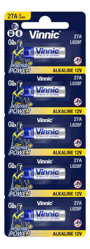 Pilas Alcalinas Vinnic 27a X 10 Unidades