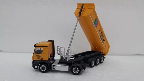 Mercedes Benz Arocs 1843 Carreta Caçamba - Herpa - 1/87