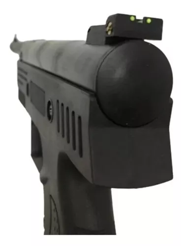 Pistola Aire Comprimido Polimero 5.5mm + Balines + Funda