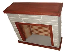 Comprar Hogar Frontal De 96 Cm Sin Leños Simil Madera