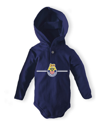 Pañalero Bebé Futbol Chivas Retro Set 3 Piezas Algodon 100%