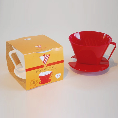 Imagen 3 de 4 de Porta Filtro N° 4 Para Colar Cafe Universal Cafetera Pettish