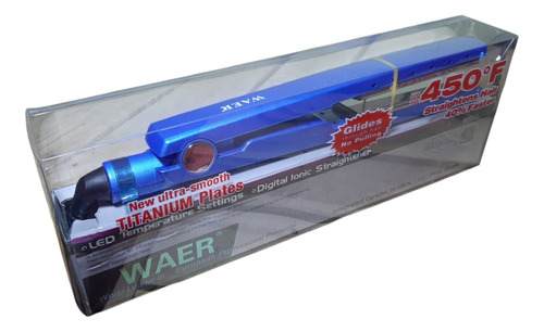 Plancha Profesional De Integranted Cerámic Heaters 450° Celeste