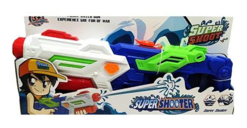 Pistola Agua Gigante Shooter Hasta 12 Metros Premium 60cm Cs