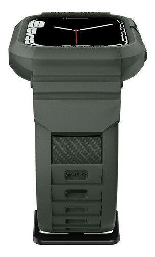 Case Y Correa Spigen Compatible Con Apple Watch 45mm Verde