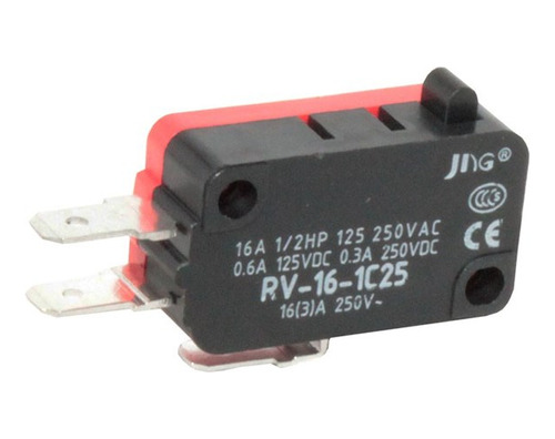 Micro Chave  Rv-16-1c25 16a Com Pino Simples Jng
