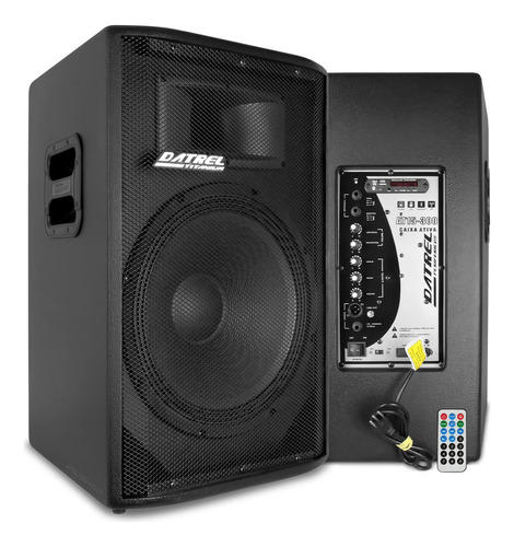 Caixa Som Ativa 15 300 Rms Usb/bluetooth/fm/sd Titanium