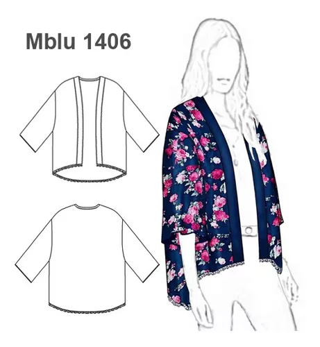 Molde, Blusa Kimono | MercadoLibre