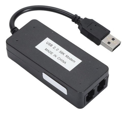 Módem De Datos Usb De 56 K, Fax Con Acceso Telefónico Extern