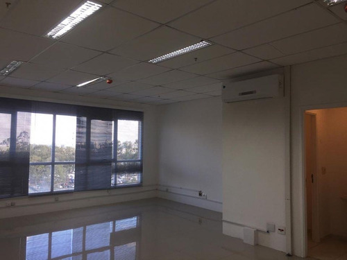 Imagem 1 de 5 de Alpha Square Sala 55m2,2 Banheiros,ar Cond,persianas E Infra,1 Vaga - Sa00014 - 68908517