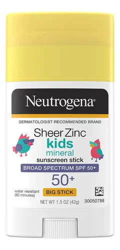 comprar Neutrogena Sheer Zinc Kids Mineral 50 Protector Solar