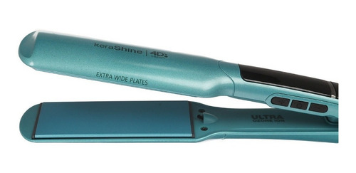 Imagen 4 de 5 de Planchita de pelo GA.MA Italy X-Wide Digital Kerashine 4D verde 110V/240V