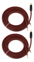 Comprar 2 Cables De Altavoz Rca, Cable De Altavoz Plano A Conector R