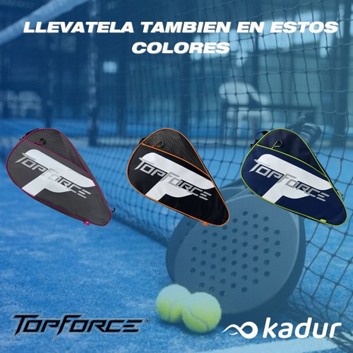Funda Padel Top Force Simple Unisex Correa Ajustable