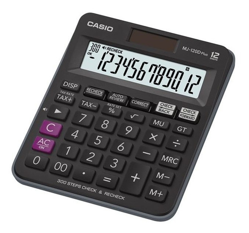 Calculadora Casio Escritorio Mj-120dplus-bk
