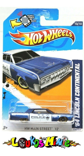 Hot Wheels ´64 Lincoln Continental 2012 170/247 Lacrado