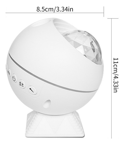Proyector De Luz Led, Luna, Galaxia, Luz Nocturna, Niños