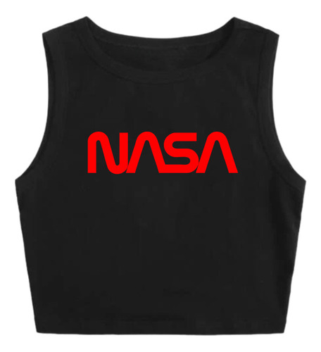 Top Musculosa Corta Nasa Goth Grunge Aesthetic