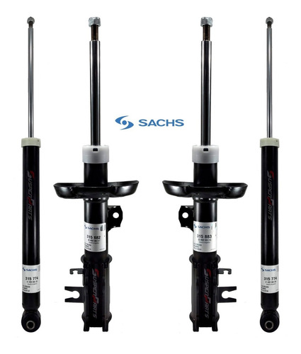 Kit Cuatro Amortiguadores Sachs Chevrolet Spin 13+