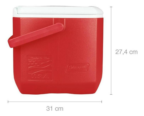 Imagen 5 de 7 de Conservadora Coleman Excursion 16qt Red Coleman