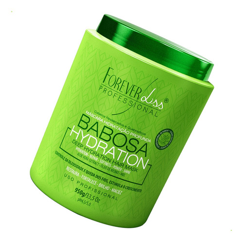 Mascara Babosa Forever Liss Maciez Hidratação Profunda 950g