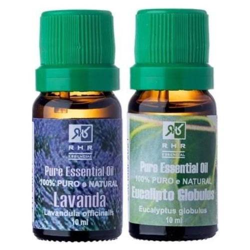 Kit Óleos Essenciais De Lavanda E Eucalipto 100% Puro