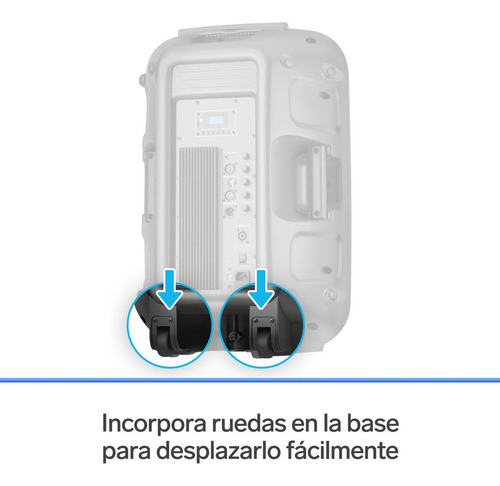 Bafle Profesional Steren Baf-1555bt 15 Pulgadas Bluetooth