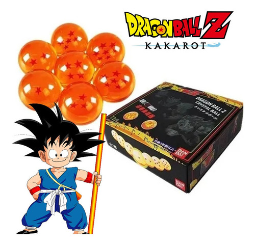 7 Esferas De Dragon Ball Shen Largo Goku - Caja De Exhibició