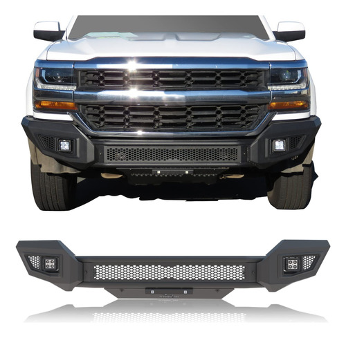 Ironbison Parachoque Delantero Para Chevy Silverado 1500 2