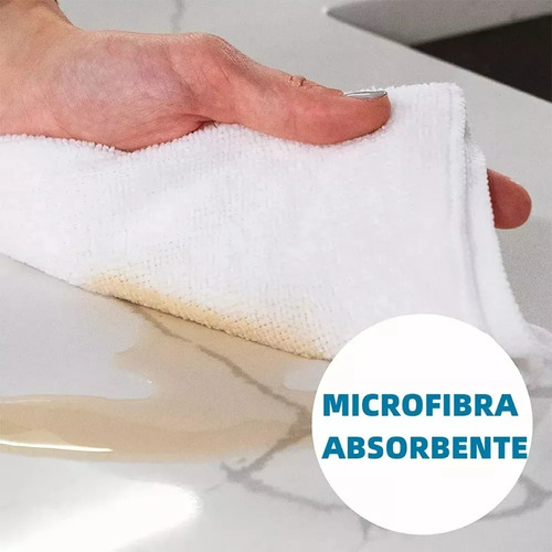 Pacote De 50 Toalhas De Mão Brancas Adon 30 X 30 Cm