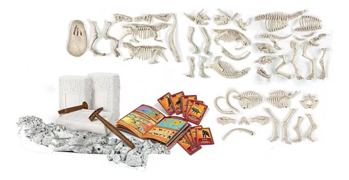 Juego De Excavación 4 Dinosaurios T Rex Triceratops Mamut