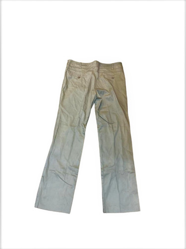 Pantalon De Gabardina Talle Especial Tiro Alto