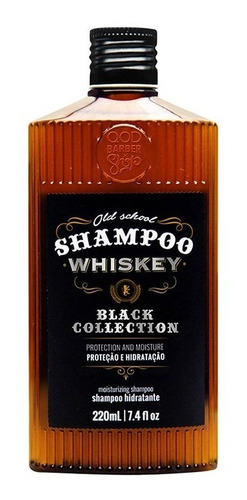 Imagem 1 de 1 de Shampoo Old School Whiskey 220ml | Hidratação Profunda | Qbs