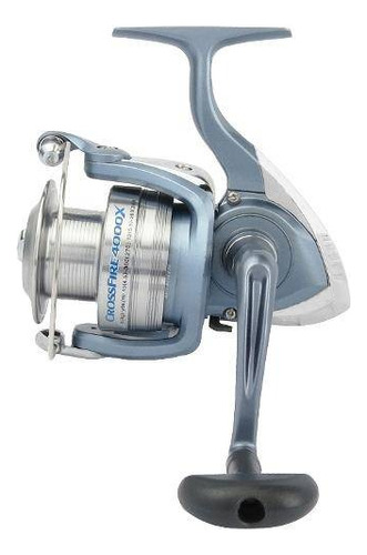 Molinete Daiwa Crossfire X 4000 con 5 rodamientos, color azul-plata