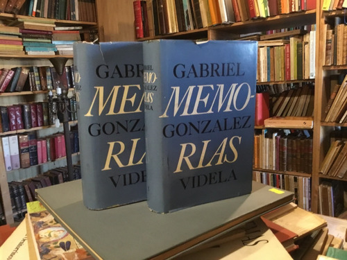 Gabriel González Videla Memorias 2 Tomos Sobrecubiertas 